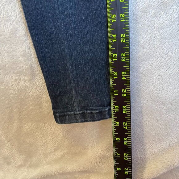 Democracy Women's Jeans Size 2P "Ab" Solution Skinny Dark Wash Denim - Picture 3 of 12